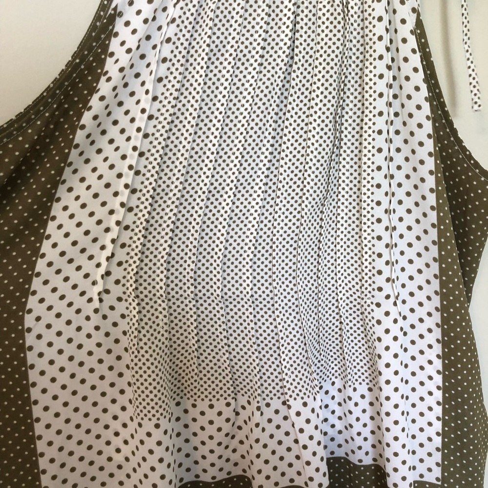 Olive Polka Dot Tank - Picture 4 of 6